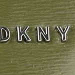 DKNY NEW Green Bryant Medium Leather Logo Keychain Shoulder Tote Handbag Photo 4