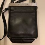 Brighton Vintage Black Leather Crossbody Celtic Bag Photo 5