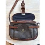 Fossil Vintage Leather Shoulder Camera Bag Tote Two Tone Brown 80/90s Y2K Purse Photo 5