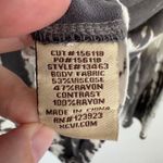 XCVI  Tie Dye Long Sleeve Top Size XL Blue White Brown V Neck Boho Casual Relaxed Photo 9