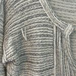 Calypso St. Barth  scoop neck medium Striped Knit Sweater Tassel Tie tunic dress Photo 9