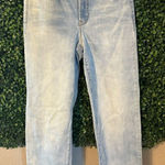 Athleta  Light Wash Straight Leg Crop Jeans Sz 4 Photo 0