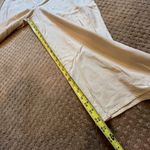 ASOS Cream Smocked Linen Cotton Ruffle Sleeveless Jumpsuit Wide Leg SZ 10 Luxury Photo 4