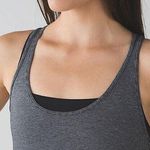 Lululemon Go For It Dress - Micro Stripe Black/Grey - 4 Photo 2