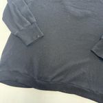 Enza Costa Sweater Womens Medium Black Pullover Knit Made USA Viscose Blend Photo 8