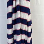 Victoria's Secret  OS Jersey Knit Scarf Navy White Pink Striped Super Soft NEW Photo 3