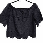 DO+BE ââEmbroideredâScalloped CroppedâTopâSizeâSmall Photo 0