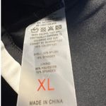 XL Black and White Striped 2 Piece Tankini Swimsuit Set Tie Side Bottoms Photo 3