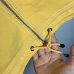 Christopher & Banks yellow pocketed drawstring hooded vest Y2K style size S Photo 80