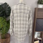 IRO Paris tweed open front shirt jacket with pearl snap buttons Photo 1