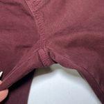 Judy Blue  Sign Me Up Tummy Control Wide Leg Cropped‎ Jeans Garment Dyed Maroon Photo 10