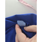 Niki Jon Blue Jacket Shacket Cotton Size Medium Photo 3