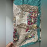 Jantzen  Hand Embroidered Sweater Petite S Cottagecore Grannycore Short Slve Photo 4