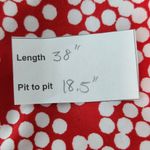 Jones New York  Red and White Dot Print Sheath Dress Size Medium Party Dress Photo 10