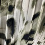 Vince Camuto  High Neck Sleeveless Halter Dress V Shaped Back Animal Print Sz M Photo 4