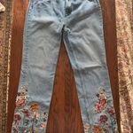 Free People Driftwood Embroidered Jeans Photo 0