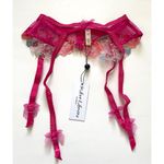 Victoria's Secret For Love & Lemon  Luella Garter Belt Pink Size XXS NEW Photo 4