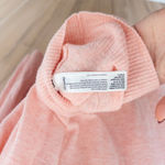 Eileen Fisher Organic Linen Top Sz L Pink V Neck Long Sleeve Lightweight Coastal Photo 5