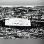 Urban Romantics  Heathered Black and white Sweater with Button Accents 🤍🖤 Photo 3