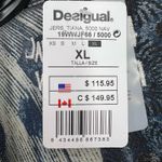 Desigual  Open Front Lightweight Drape Top Rhinestone Stud Embellished XL New Photo 6