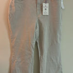 Gloria Vanderbilt Amanda Bootcut Pants Size 16 NWT Beige Neutral Photo 0