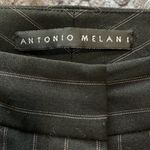 Antonio Melani  Black Striped Trousers Size 4 EUC INSEAM 32” #6952 Photo 2