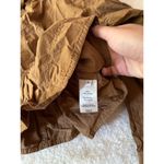 Rebecca Taylor  Cotton Poplin Popover‎ Blouse In Chocolate Size Medium Photo 6