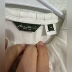 Eddie Bauer  White Ruffled Button Down Shirt Size XSP Photo 4