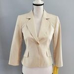 Tahari  Arthur S. Levine Elizabeth Striped Havana Nights Blazer Jacket 0 Photo 0