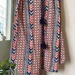 Lucky Brand  Aztec soft cotton belted tank dress Photo 3