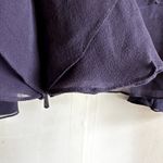 Tadashi Shoji  100% Silk Blouse Off Shoulder Ruffle Tiered Purple 16 NWT Photo 2