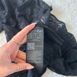 Guess NWT  Womens Lace V Neck Long Sleeve in Black Size Large Photo 6