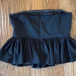 J.Crew straplessāblack taffeta peplum top size 6 Black Photo 8