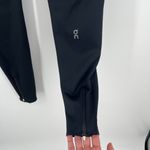 On Running On Cloud Womens Running Tight Size L Full Long Length Black Ankle Zip Size L Photo 4