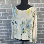  By Anthropologie Printed-Linen Pullover Sweater Photo 5