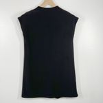 MNG‎ Basics Black Mini Dress Cap Sleeves V Photo 2