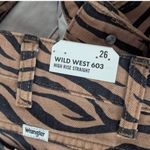 Wrangler Wild West 603 High Rise Straight Jeans Zebra Tiger Animal Print Purr 26 Photo 5
