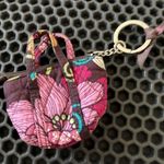 Vera Bradley  Brown and Pink Keychain Ring Photo 0