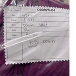 J Jill Womans Down‎ Vest Size XL Eggplant Puffer Warm Cozy 90 Down Filled Purple Photo 11