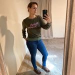 Wildfox  Baggy Jumper Sweatshirt NEW Midnight Munchies Olive Small Oversized Photo 5