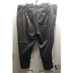 Lane Bryant  NWT Plus Size 28 Madison Ankle Pants Pull-On Dark Green Botanical Photo 2