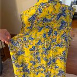 Club Monaco  Yellow and Blue Floral Jumpsuit Photo 3