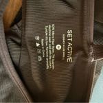 Set Active  Espresso Sculpflex Ribbed Sports Bra Photo 4