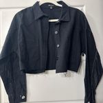 Versona Black Fringe Jean Jacket Photo 0