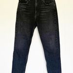 Reformation Julia High Cigarette Jeans Pacific Wash Black Size 28 Photo 0
