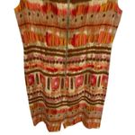 Tahari  Multicolor Linen Blend Mini Shift Dress Travel Resort Coastal Chic 8 Photo 6