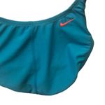 Nike Sport Swim Tank 1PC Swimsuit Sz 8 Sky Blue Pink Spell~Out Logo Racerback Photo 6