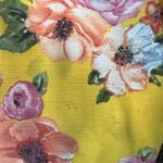 White Birch Flutter Sleeve Yellow Floral Top Photo 10