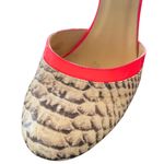 Kate Spade High Heels Unique Stylish Snakeskin with Neon Accents Size 9 Photo 6