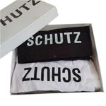 Schutz  Metallic Gold Sneakers Photo 6